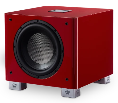 REL Acoustics T9/x SE subwoofer in red side thumb