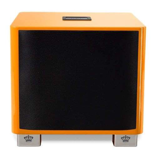 REL Acoustics T9/x SE subwoofer in orange front thumb