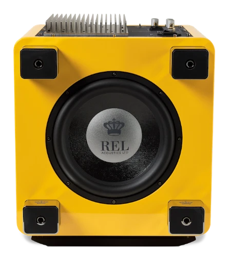 REL Acoustics T9/x SE subwoofer in yellow down thumb