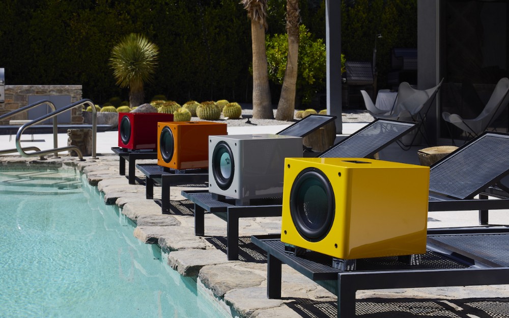 REL T/9x SE Subwoofers Multicolor in a pool