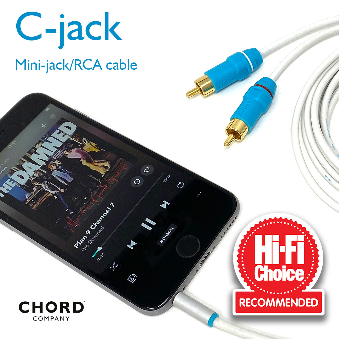 Picture of C-jack mini-jack/RCA analogue interconnect