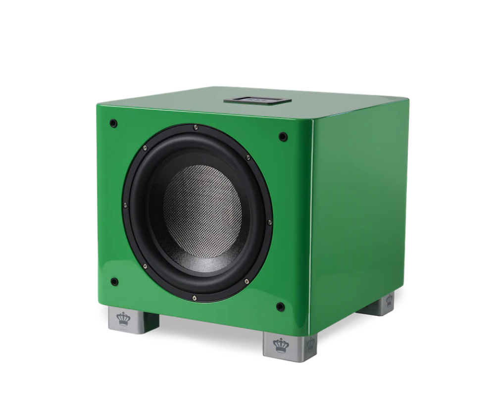 REL Acoustics T9/x SE subwoofer in green side