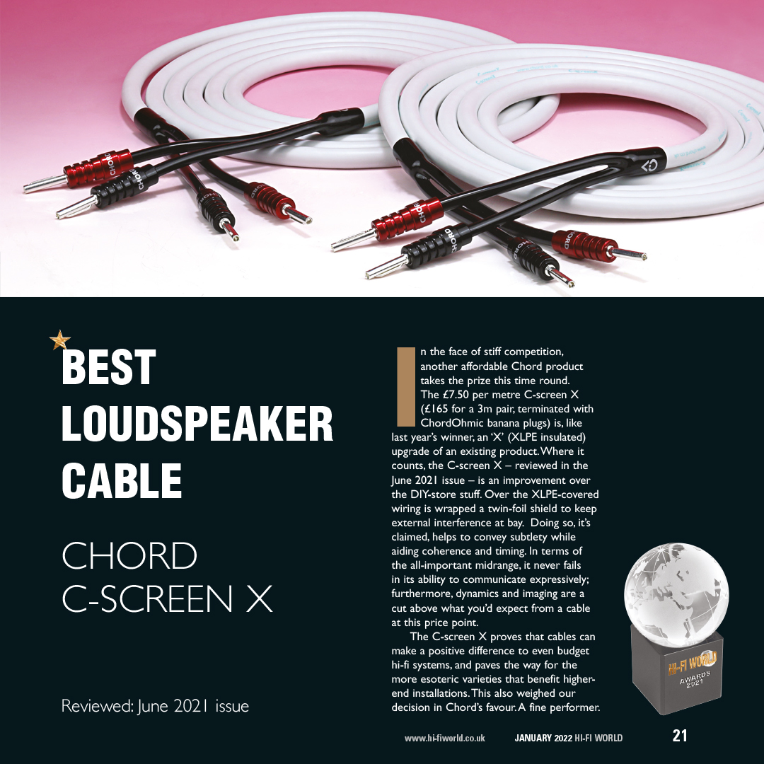 Picture of C-screenX speaker cable