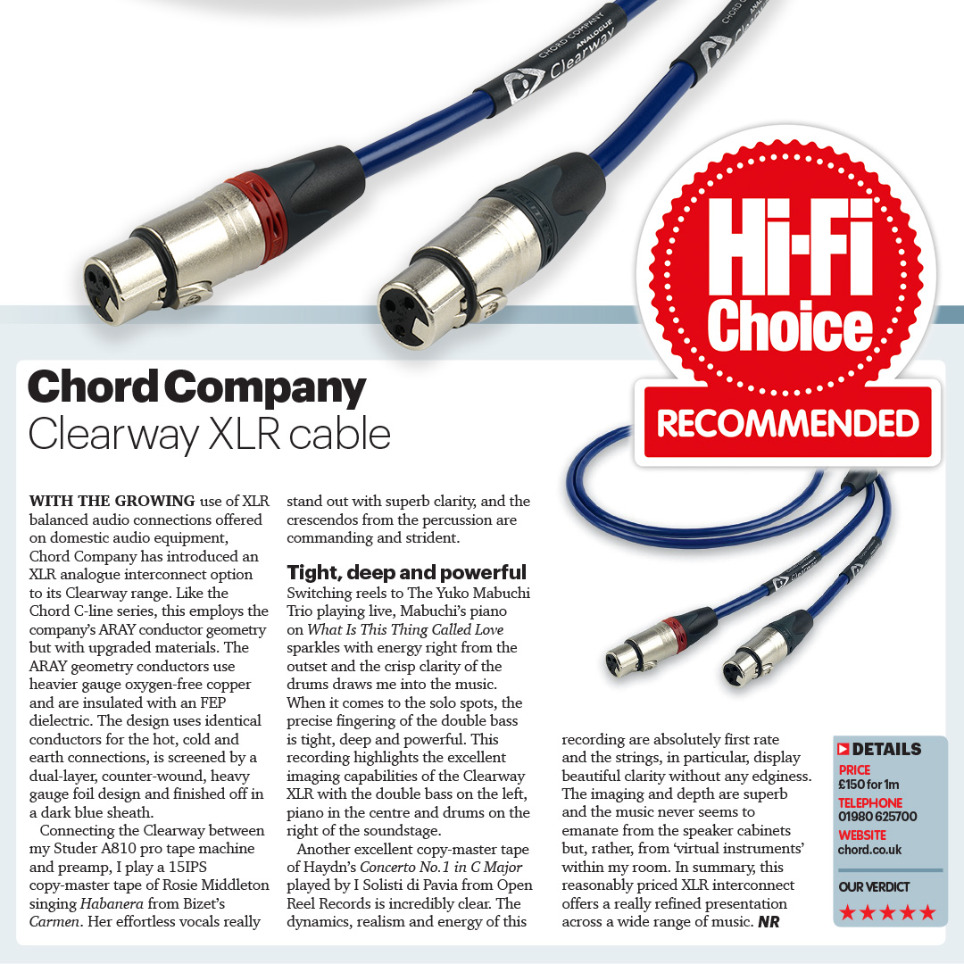Picture of ClearwayX ARAY analogue XLR