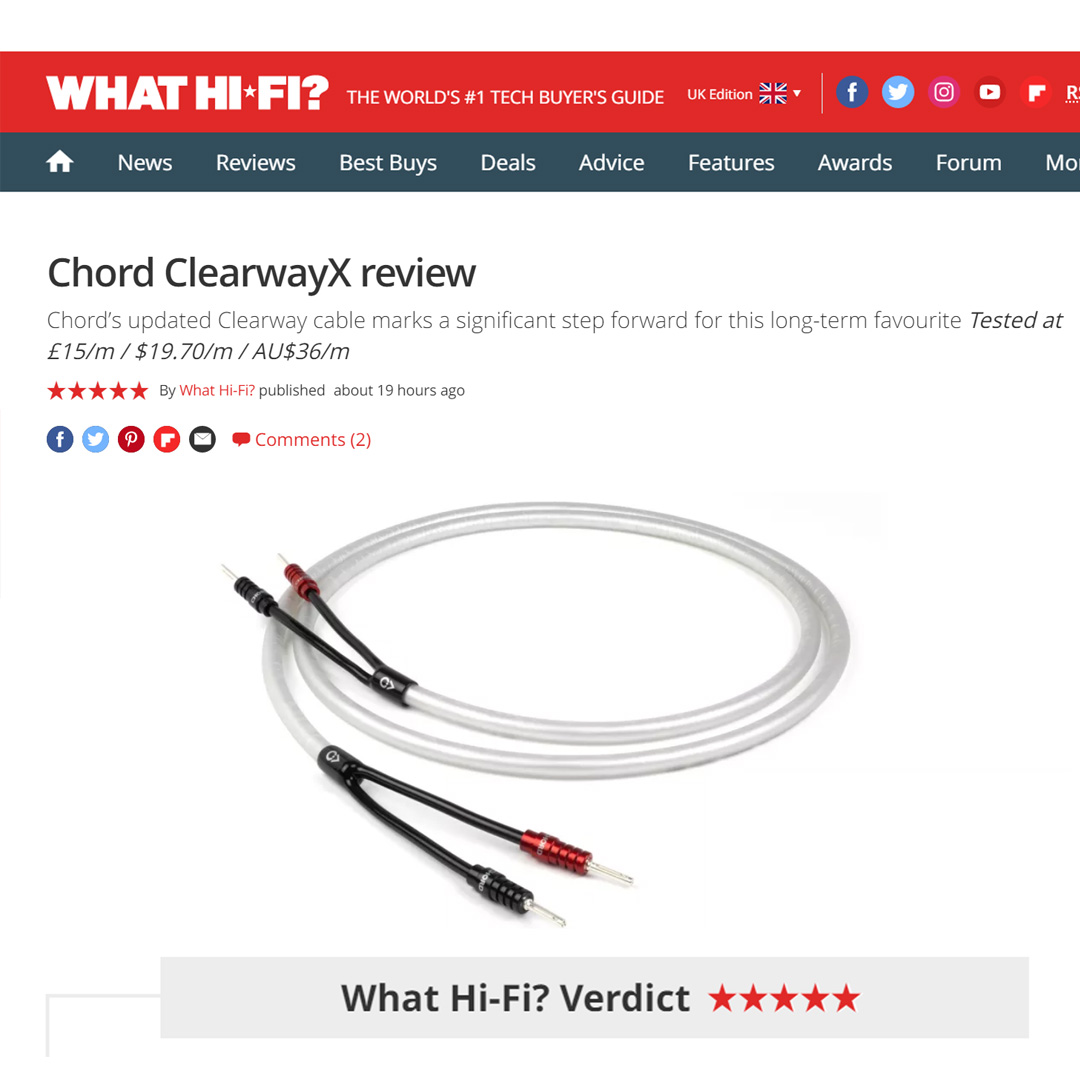 Picture of ClearwayX speaker cable (pair)