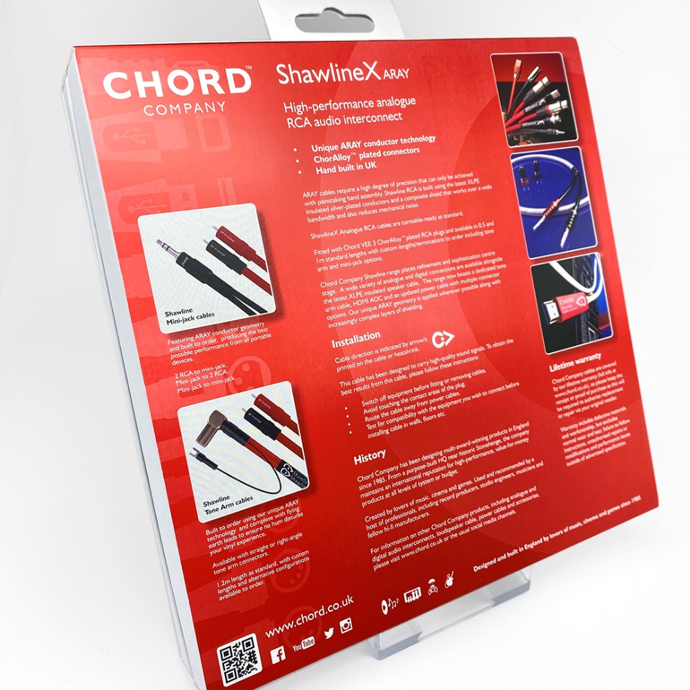 Anquan | Chord Company ShawlineX ARAY analogue RCA
